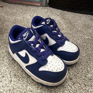 Blue Nike dunks